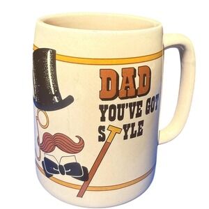 Vintage 1984 Applause Dad Youve Got Style Ceramic Coffee Mug‎
